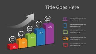 3D Animated Growth Chart in PowerPoint ‖ Creative Presentation ‖ PowerPoint Animation [upl. by Llewkcor]