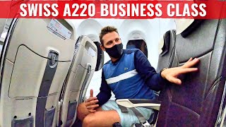 Review SWISS A220 Business Class on a Domestic Flight [upl. by Banky165]