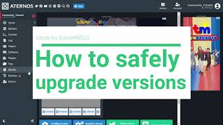 How to safely upgrade your Minecraft server  Aternos [upl. by Ablem470]