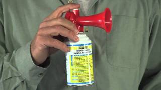 Seachoice Portable Air Horn Product Demo [upl. by Arlinda895]