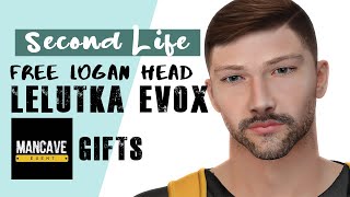 MANCAVE GIFTS  LELUTKA FREE LOGAN HEAD  Second Life [upl. by Aelram]