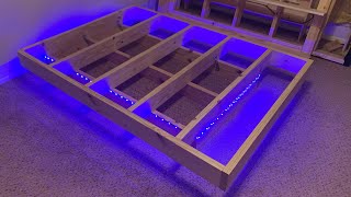 Full Size Floating Bed Frame [upl. by Yerak81]