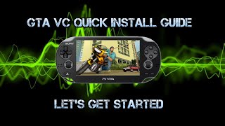 PS Vita  GTA VC Quick Install Guide [upl. by Kumler]