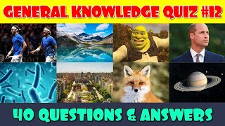 General Knowledge Trivia Quiz Part 12 [upl. by Fitton420]