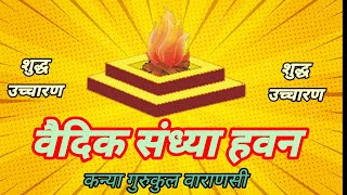 वैदिक संध्या हवन शुद्ध उच्चारण ।। Vaidik sandhya havan ।। संध्या हवन ।। Sandhya Hawan।। [upl. by Varrian754]