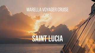 A Day in Saint Lucia  Marella Voyager Caribbean Cruise Day 2 [upl. by Hildagarde]