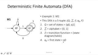 نظرية الحوسبة١ Intro to DFA [upl. by Ananna]