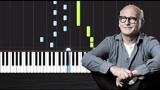 Ludovico Einaudi  Una Mattina Intouchables  Piano Tutorial by PlutaX  Synthesia [upl. by Berlyn]