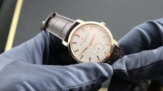 Vacheron Constantin Traditionnelle Small Seconds 82172000R9382 Showcase Review [upl. by Krik]