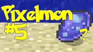 Minecraft Pixelmon  Episode 5  Strange Blue Rocks Pokemon Mod [upl. by Tutankhamen]