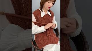 Part 56  The Art of Knitting Your Stress Away shorts video [upl. by Kolk]