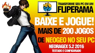 Emulador de Neogeo Neoragex 50  Todos The king of fighters  Configurado para jogar 2016 [upl. by Gavra]