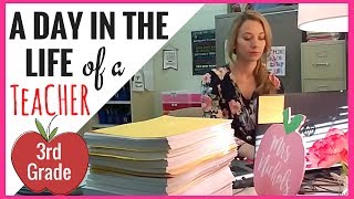 A DAY IN THE LIFE OF A 3RD GRADE TEACHER  A Classroom Diva [upl. by Notserc]