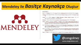 MENDELEY Nasıl Kullanılır Mendeley Nasıl Kurulur KAYNAKÇA Nasıl Oluşturulur [upl. by Orabel]