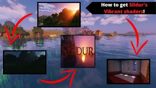 🔴 How to install the Sildurs Vibrant shaders for Minecraft 1165 amp 117 Java edition 🔴 [upl. by Catriona]