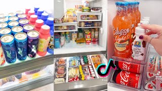 ASMR fridge restock tiktok compilation🎯 [upl. by Llednav892]