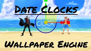 How to add Todays Date in Wallpaper Engine [upl. by Eniamraj]