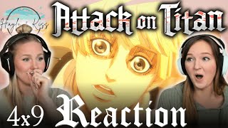 Brave Volunteers  ATTACK ON TITAN  Reaction 4x9 [upl. by Still]