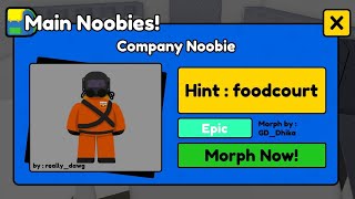 How to get COMPANY Noobie in FIND THE NOOBIES Roblox [upl. by Dazraf321]