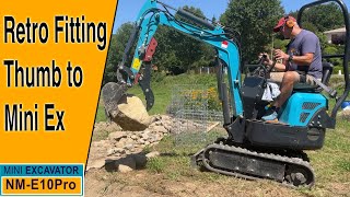 Fitting A Thumb To Your Mini Excavator  Workshop Series [upl. by Eigger]