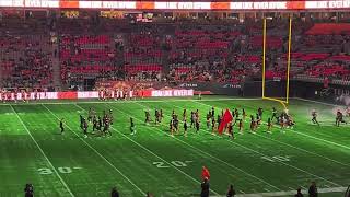 BC Lions Vs Montreal Alouettes Team Introductions October 19th 2024 [upl. by Nitsraek]