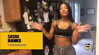 WWE Superstar Sasha Banks Show Off Her Kitchen Essentials [upl. by Holly-Anne]