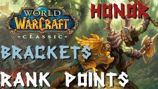 Ranking and the Honor System Explained in full Classic WoW Honor Grind [upl. by Noned]