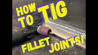 WELDING ONLINE COURSE  TIG WELDING FOR BEGINNERS  FILLET WELDING A TEE JOINT WELD [upl. by Dnana]