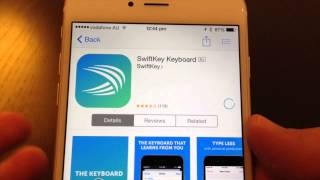 SwiftKey Alternative Keyboard Setup  iPhone 6 Plus [upl. by Ttik]