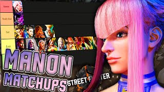 The OFFICIAL MANON MATCHUP List [upl. by Iey783]