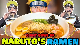 How to cook a GIANT BOWL of NARUTOS RAMEN [upl. by Boot]