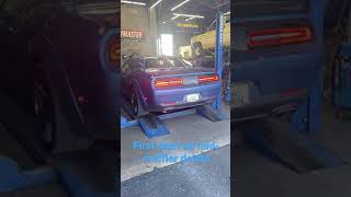 2021 Challenger Scat Pack Wide Body 392 midmuffler delete First start up [upl. by Neivad]