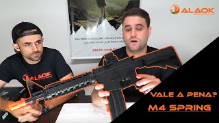 Vale a pena  Rifle da airsoft M4A1 CQB da VIGOR [upl. by Ecertap]