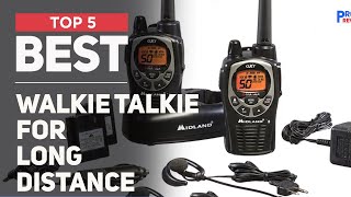 5 Best Walkie Talkie for Long Distance in 2025  Most Popular [upl. by Philan125]