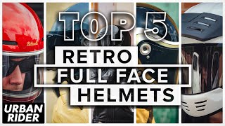 TOP 5 Retro Full Face ECE 2206 Helmets [upl. by Sperry]