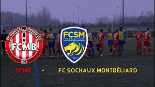 U19 Nationaux FC Montceau Bourgogne  FC Sochaux Montbéliard [upl. by Eldreeda]