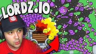 BUILDING GIANT ARMIES WITH DRAGONS Clash of Clans meets Agario  Lordzio gameplay part 1 [upl. by Kato]