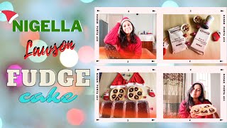 Bake with me EASY Nigella Lawson Chocolate Almond Fudge Cake Recipe without OVEN  nigellalawson [upl. by Ahsiyk]