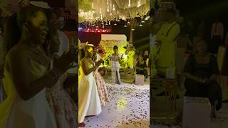 Moment when the bride was about to toss her bouquet weddings married nigerianwedding [upl. by Caz]