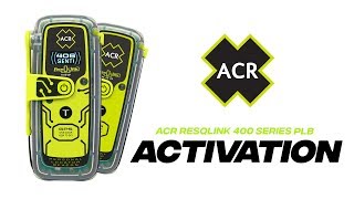 ResQLink 400 Series Activation Guide  ACR ARTEX [upl. by Ecadnarb942]