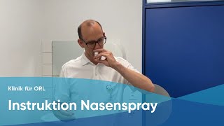 Instruktion Nasenspray [upl. by Koser]