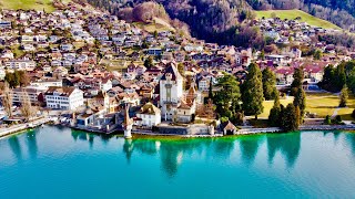 Switzerland 🇨🇭  Oberhofen am Thunersee  Oberhofen Castle 🏰 [upl. by Pownall675]