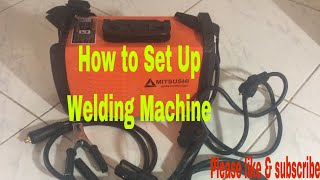 Paano magset up ng Welding Machine SMAW [upl. by Rawna645]