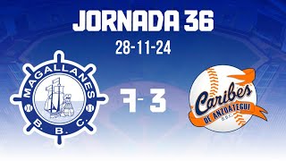 JORNADA 36 RESUMEN  Caribes de Anzoátegui 3  Navegantes del Magallanes 7 2425 281124 [upl. by Burney]