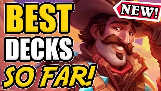 Hearthstone Showdown In The Badlands Decks [upl. by Ellerehs]