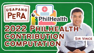 Vince Rapisura 1769 2022 Philhealth contribution computation [upl. by Gratia]