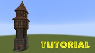 Minecraft Tutorial  Turm bauen  build a tower [upl. by Rooney]