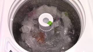 Full Wash 2019 Speed Queen Washer TC5000WN AWN632SP116TW01 Small Load of Whites Delicate Cycle [upl. by Zea]