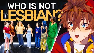 6 Lesbians Vs 1 Secret Straight Girl  Kenji Reacts [upl. by Cheslie]