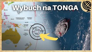 Wulkan  tsunami Co wydarzyło się na TONGA 🗺️ Motyl i Globus 31 [upl. by Hctud]